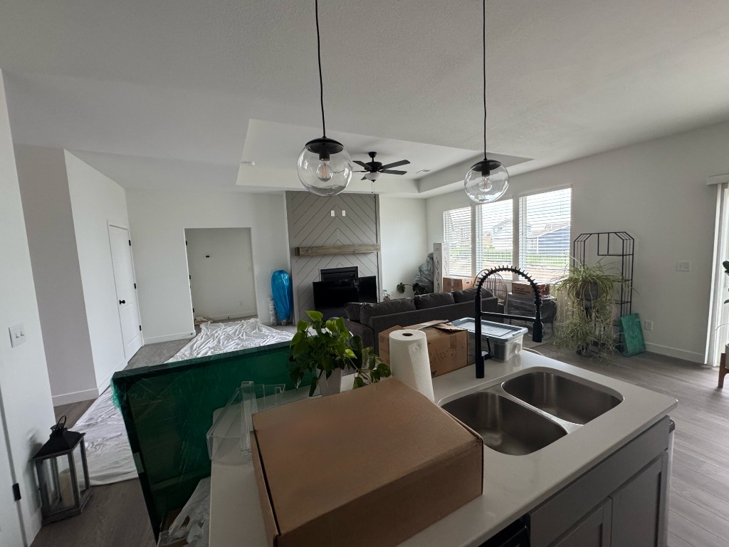Little Fellas Moving customer kitchen during a residential move-in